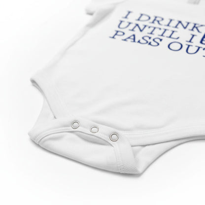 Funny Baby Boy Shirt - Newborn Baby Boy Gift - New Baby Boy Blue Outfit by Joyful Moose