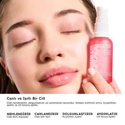 Cream Co. Skin Plumping Moisturizer Duo: PEP + MO - Boosts Elasticity, Reduces Fine Lines & Deeply Hydrates - Hypoallergenic, Paraben & Sulfate-Free Anti-Aging Skin Care Set by Beauty Care Bag