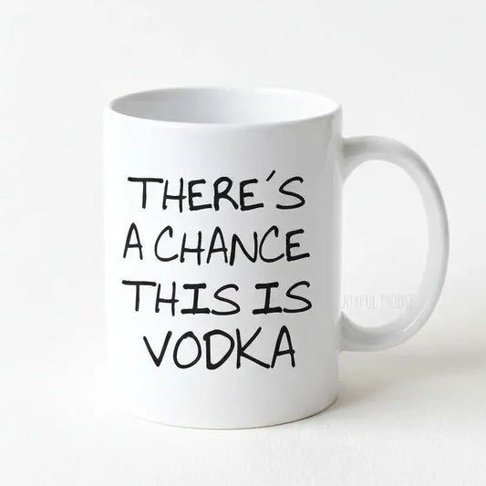 Funny Coffee Mug - Funny Vodka Gift - Funny Saying Coffee Mug by Joyful Moose
