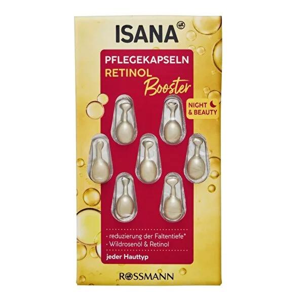 Isana retinol booster night serum capsules