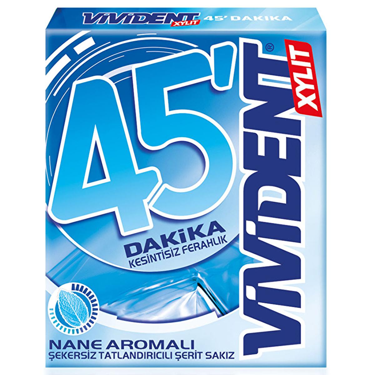 Vivident 45-Minute Mint Chewing Gum: Long-Lasting Fresh Breath, Sugar-Free, and Portable - Perfect for On-The-Go Freshness. by Beauty Care Bag