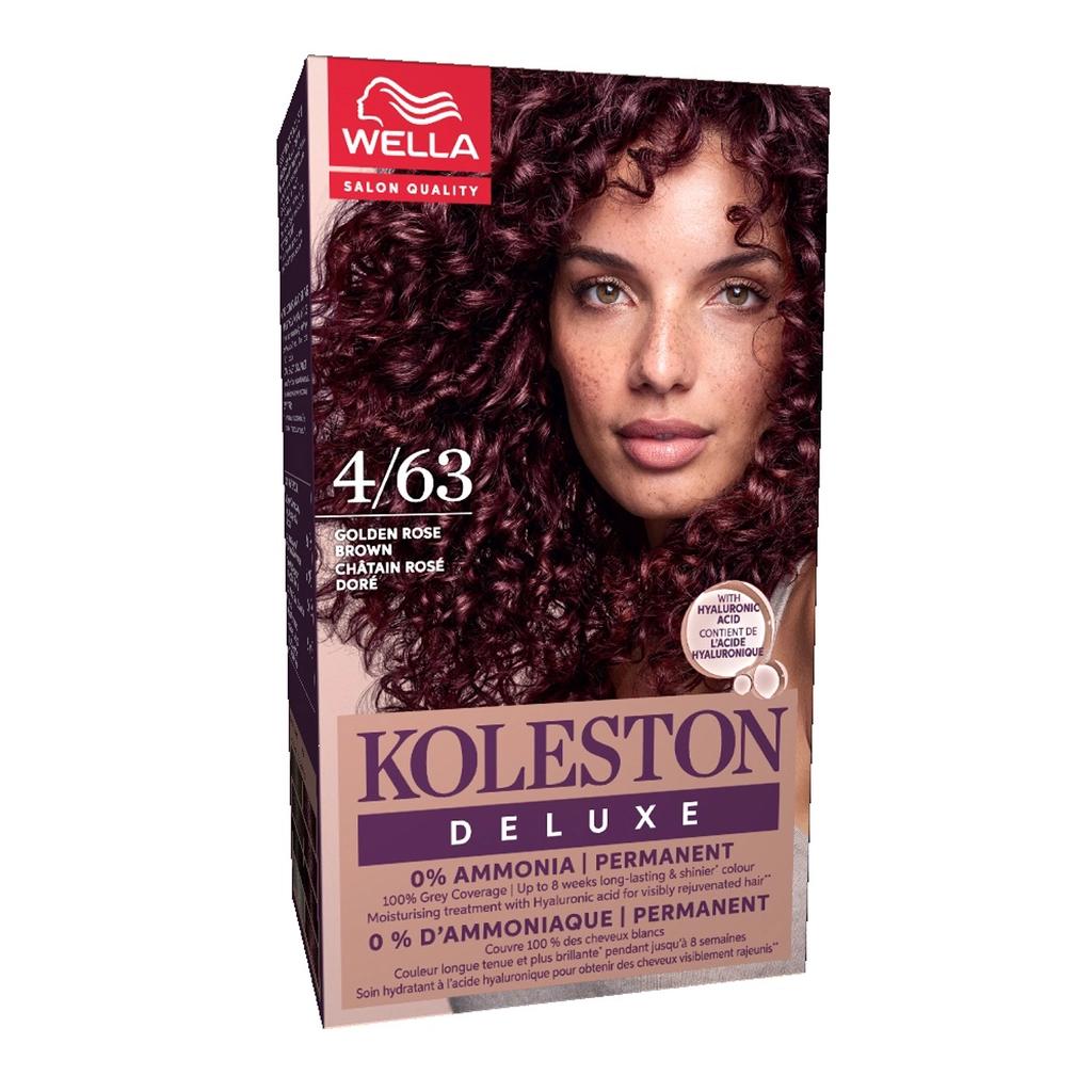 Wella Koleston Deluxe Ammonia-Free Hair Dye 4/63 Dark Rose Brown by Beauty Care Bag