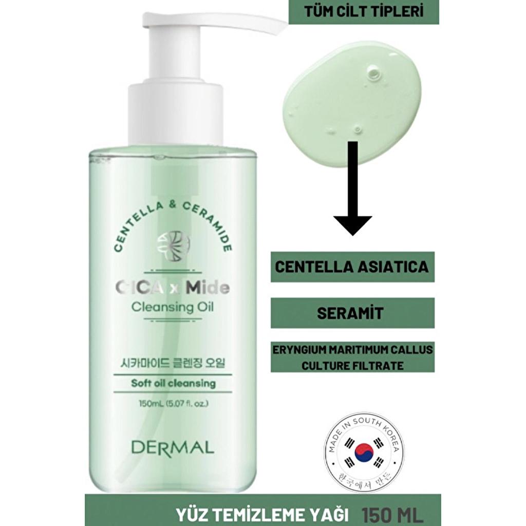Dermal Cica x Mide Cleanser Oil with Centella & Ceramide 150ml by Beauty Care Bag