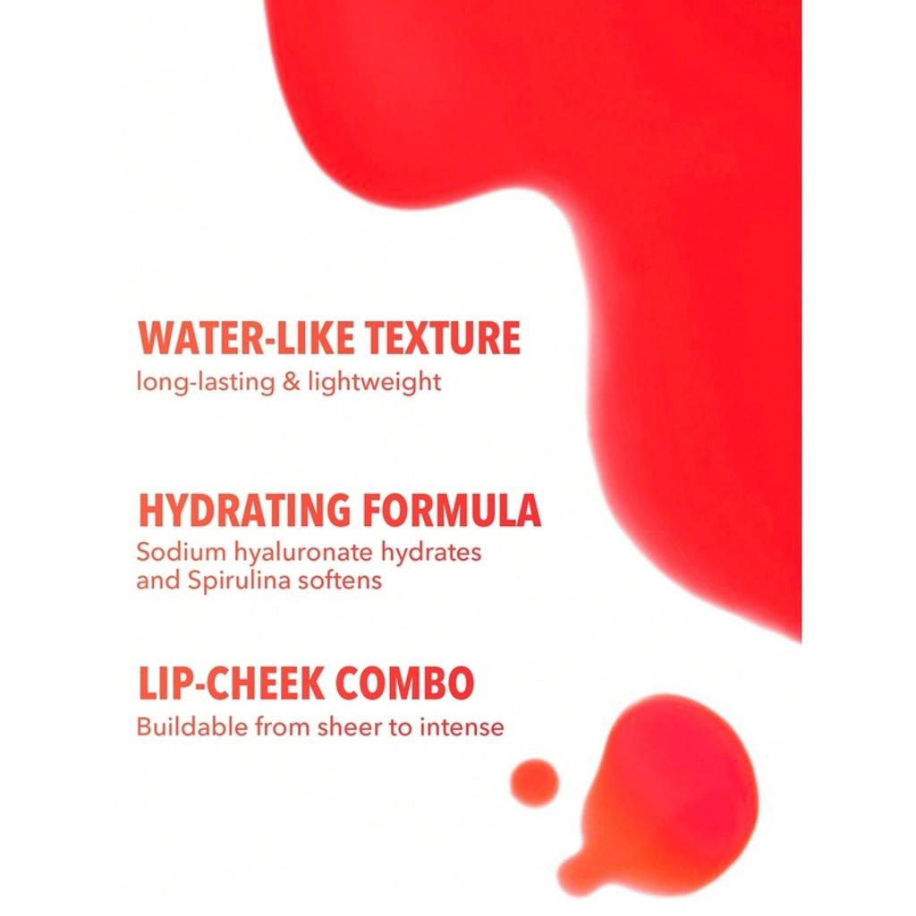 Sheglam For The Flush Lip & Cheek Tint 413 Cherry Picked by Beauty Care Bag