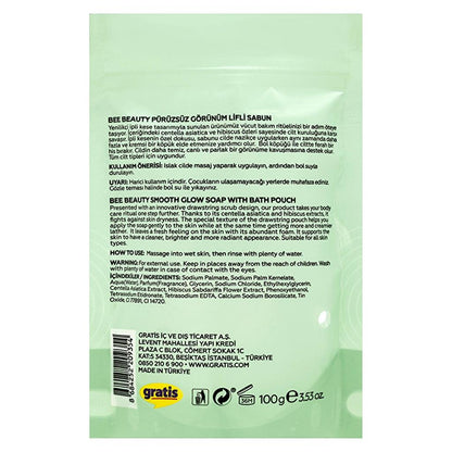Bee Beauty Exfoliating Loofah Soap for Smooth Skin 100g by Beauty Care Bag
