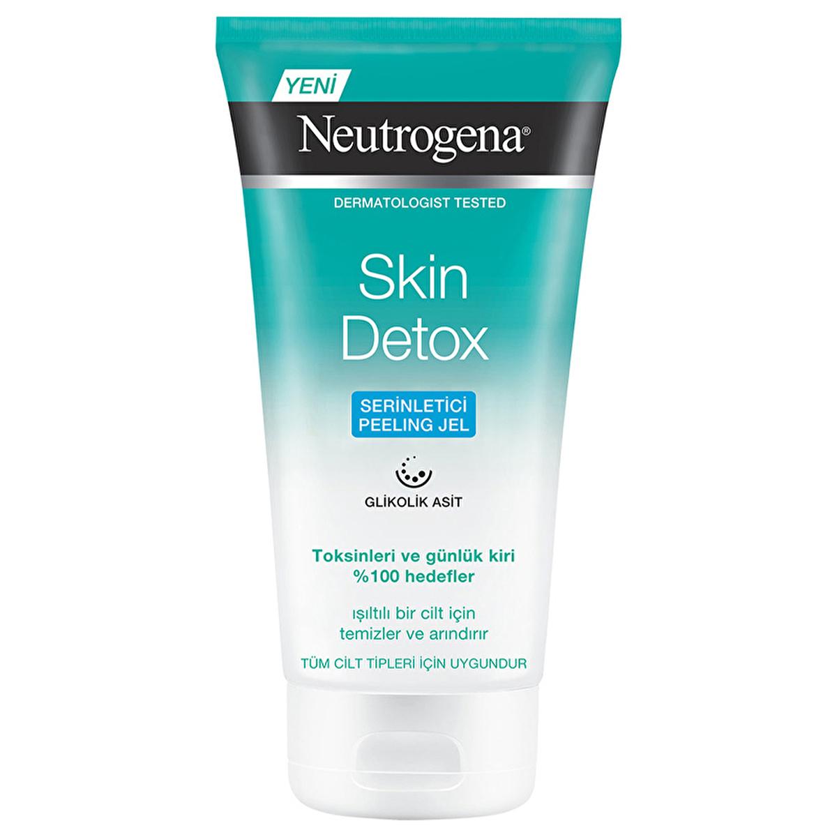 Neutrogena Skin Detox exfoliating gel cleanser, 5.07 fl oz