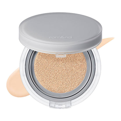 rom&nd Nu Zero Cushion Foundation: Lightweight, Long-Lasting, Natural Finish Coverage for Flawless Skin by Beauty Care Bag