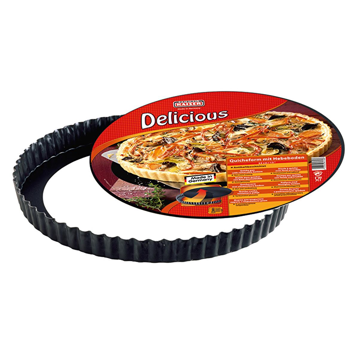 Kaiser 28 cm non-stick tart pan with removable base