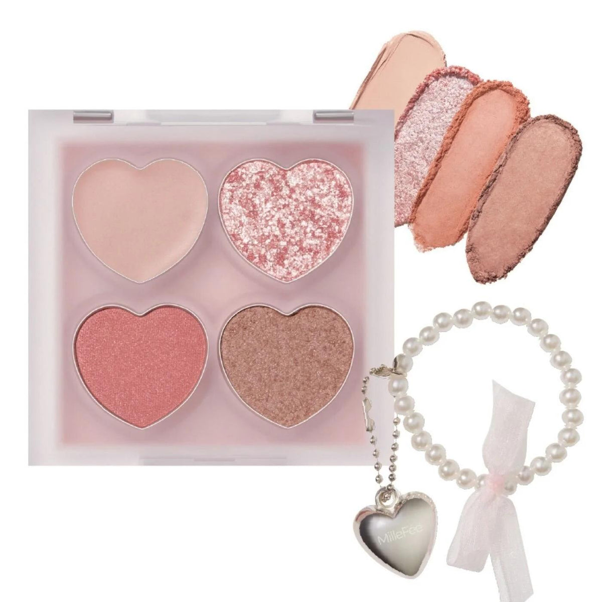 Millefee Under Eye Glam Palette 02 Strawberry Pink by Beauty Care Bag