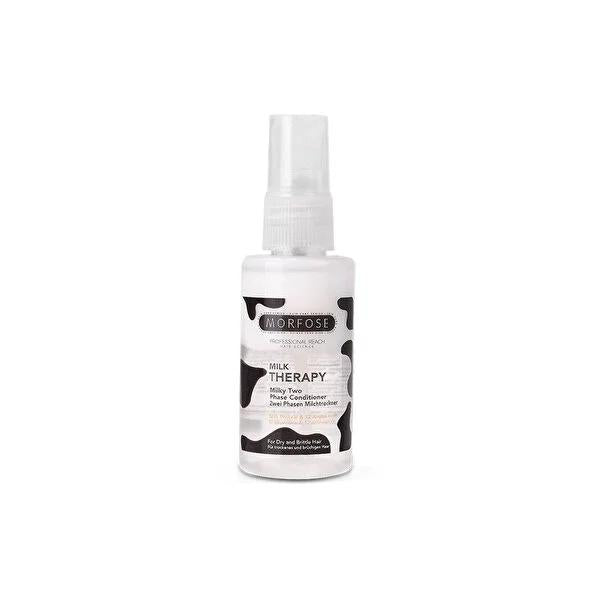 Morfose Milk Therapy: Heat Protectant Leave-In Conditioner - Nourishes & Repairs Dry, Damaged Hair - Travel Size 1.69 fl oz by Beauty Care Bag
