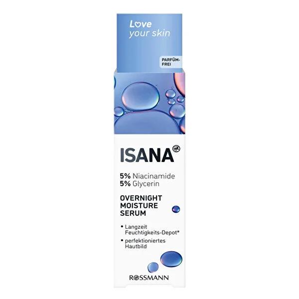 Isana niacinamide overnight serum, 30 ml