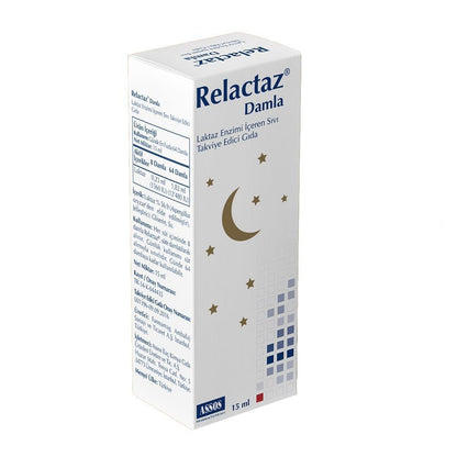 Relactaz: Lactase Enzyme Drops for Infants & Adults - Dairy Digestion Aid, Colic & Lactose Intolerance Relief - 15ml Easy-Dose Liquid Supplement by Beauty Care Bag
