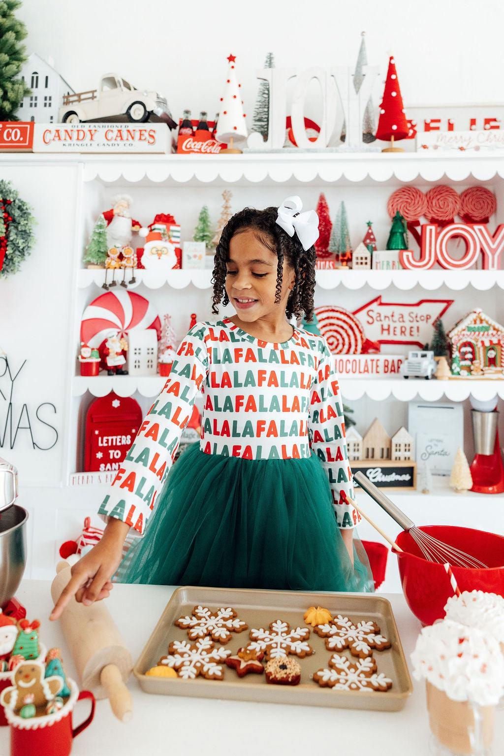 Fa la la L/S Tutu DressTutu Dress L/STorqelo.com