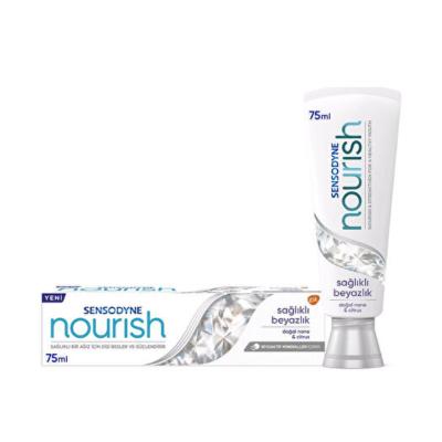 Sensodyne Nourish Sensitive Teeth Toothpaste - Gentle Whitening, Strengthening, and Fresh Breath - 2.54 fl oz by Beauty Care Bag