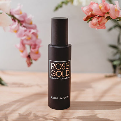 Rose Gold Sunless Facial Tanning Mist, Clear Tanning Water