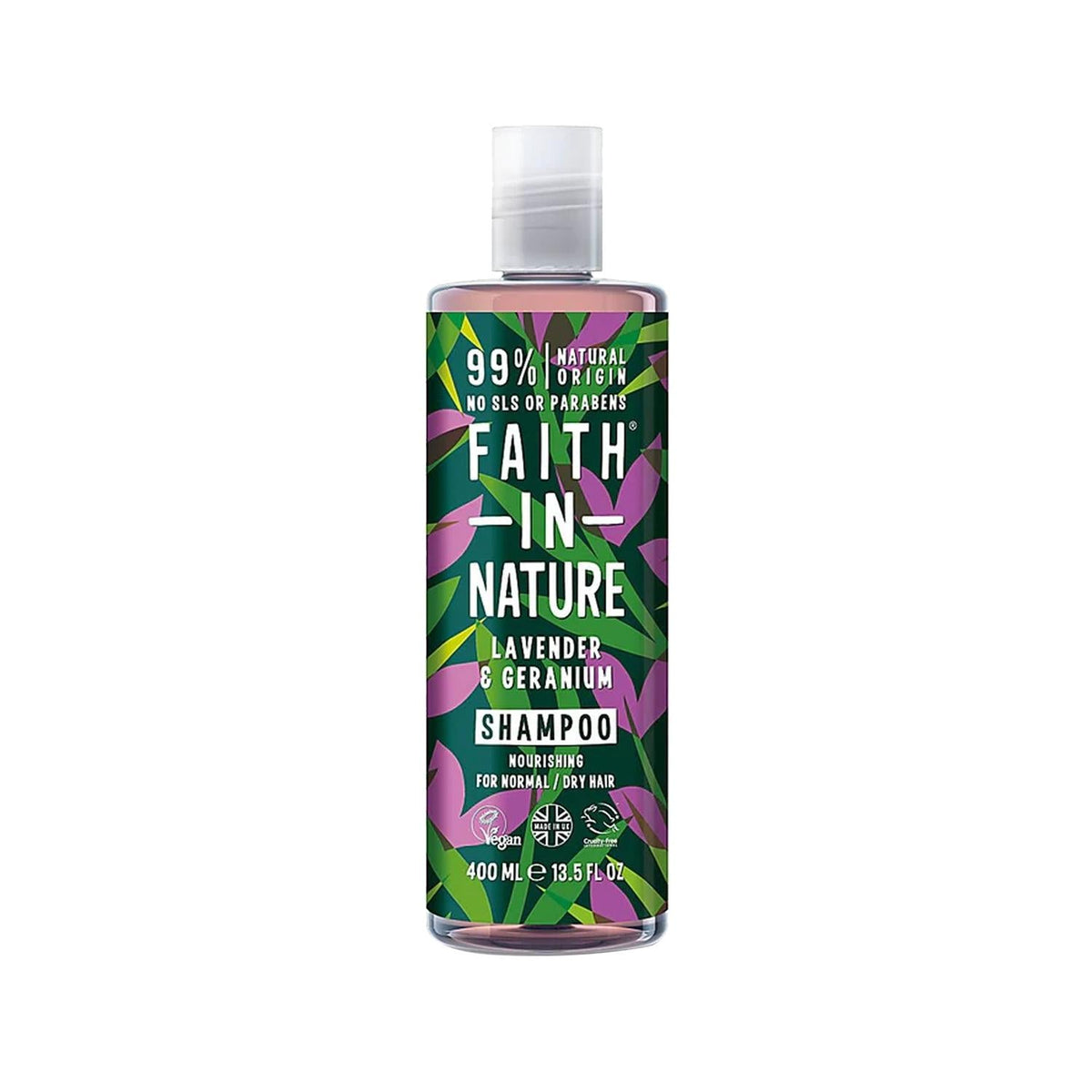 Faith In Nature Lavender & Geranium Shampoo for Normal to Dry Hair - Soothing, Natural Hair CareShampooTorqelo.com