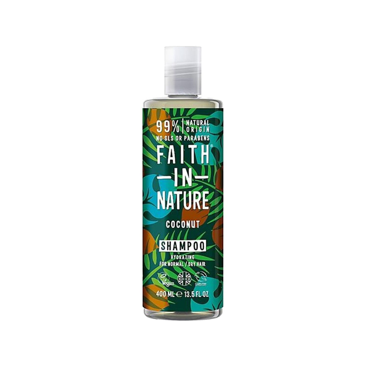 Faith In Nature Moisturizing Shampoo with Coconut Extract for Normal to Dry Hair - 13.53 fl ozShampooTorqelo.com
