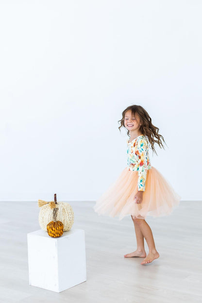 Fall Watercolors L/S Tutu DressTutu Dress L/STorqelo.com