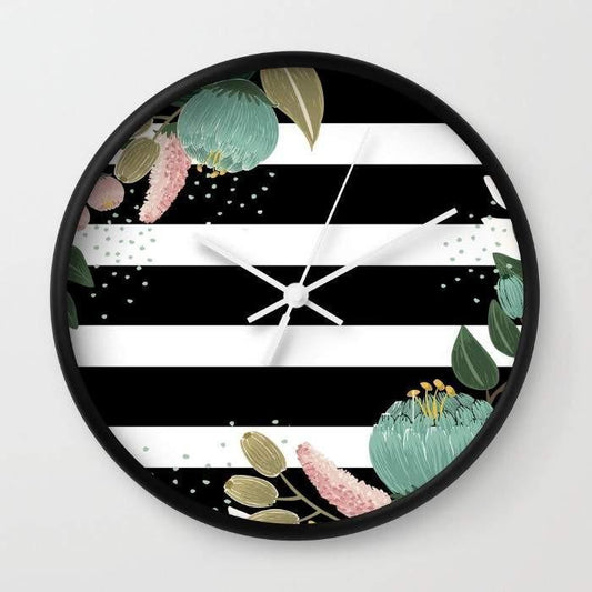 Fancy Lines Wall clock by Scorpius