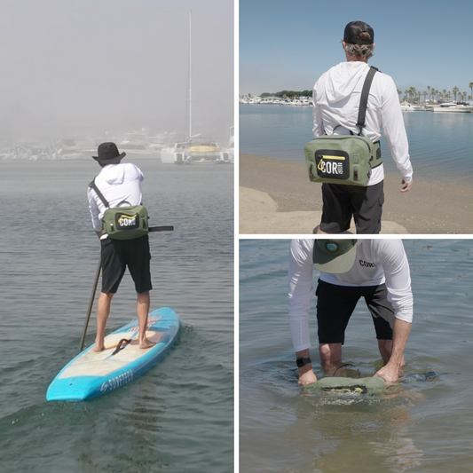 Molokai Waterproof Lumbar Pack - 8L (Free IPX8 Cell Phone Case) by COR Surf