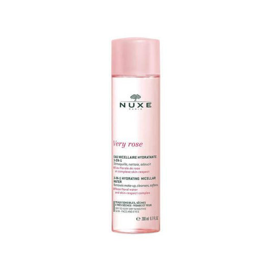 Nuxe Very Rose 3 In 1 Soothing Micellar Water - Gentle Makeup Removal & Skincare by Beauty Care Bag