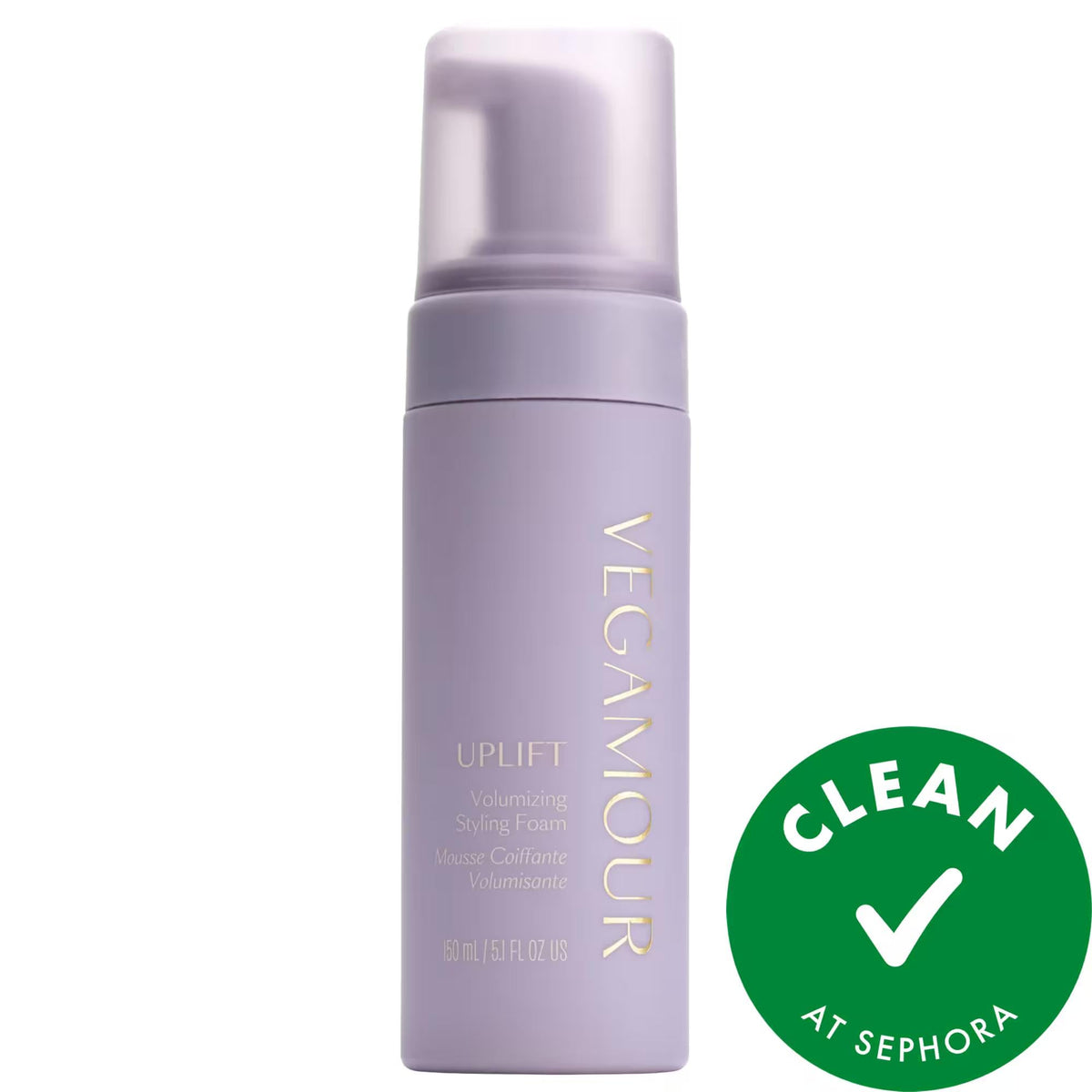 UPLIFT Volumizing Styling Foam: 24H Volume, Heat Protectant, Thickening for Fine, Thin Hair - Clean, Cruelty Free Volumizer by Beauty Care Bag