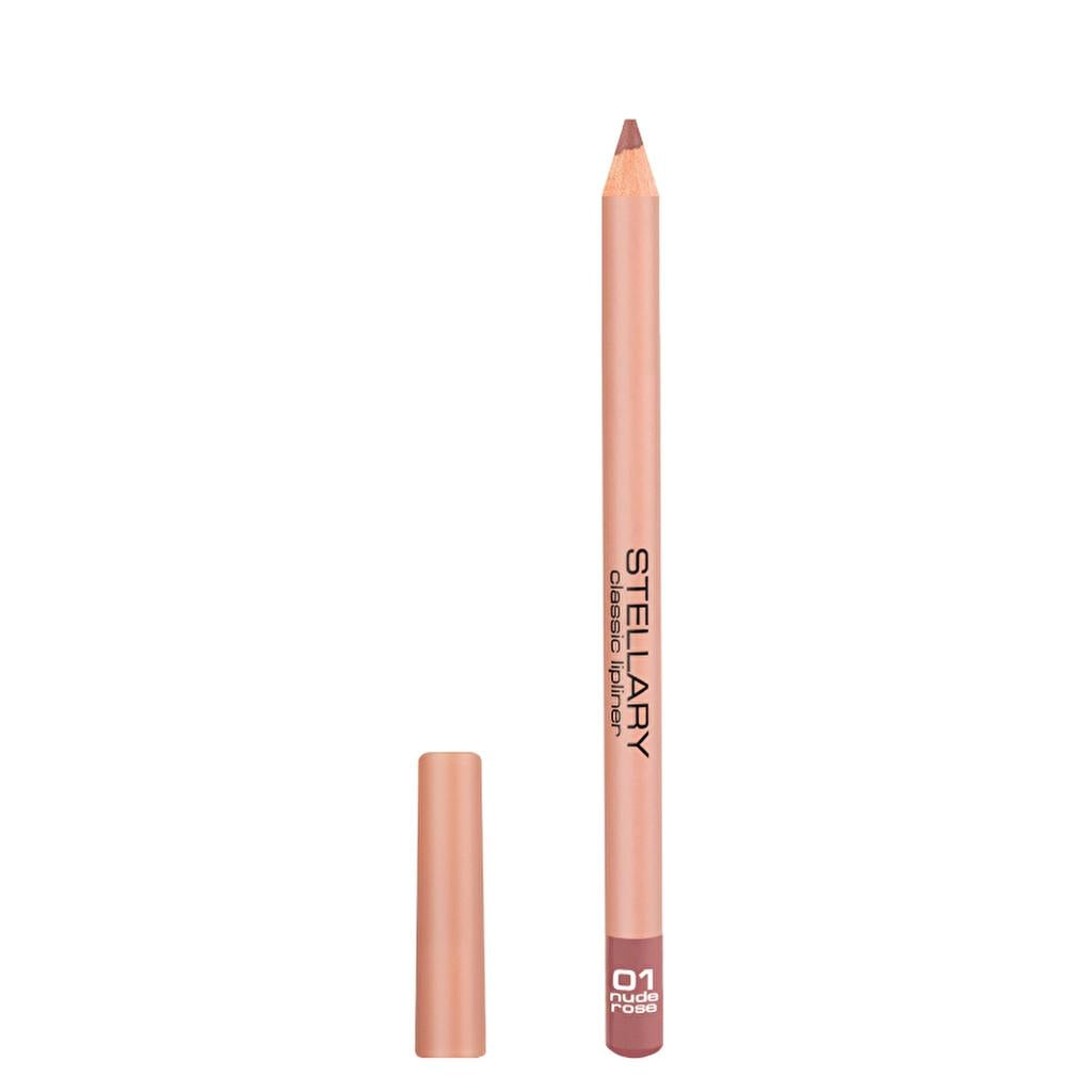 Stellary Lip Liner 01 Nude Rose High Pigment Pencil by Beauty Care Bag