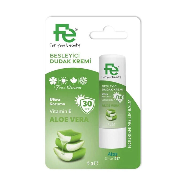 Fe Nourishing Lip Balm SPF 30 with Aloe Vera for Dry Lips 5g by Beauty Care Bag
