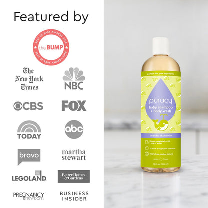 Baby Shampoo & Body Wash (Tear-Free) by Puracy