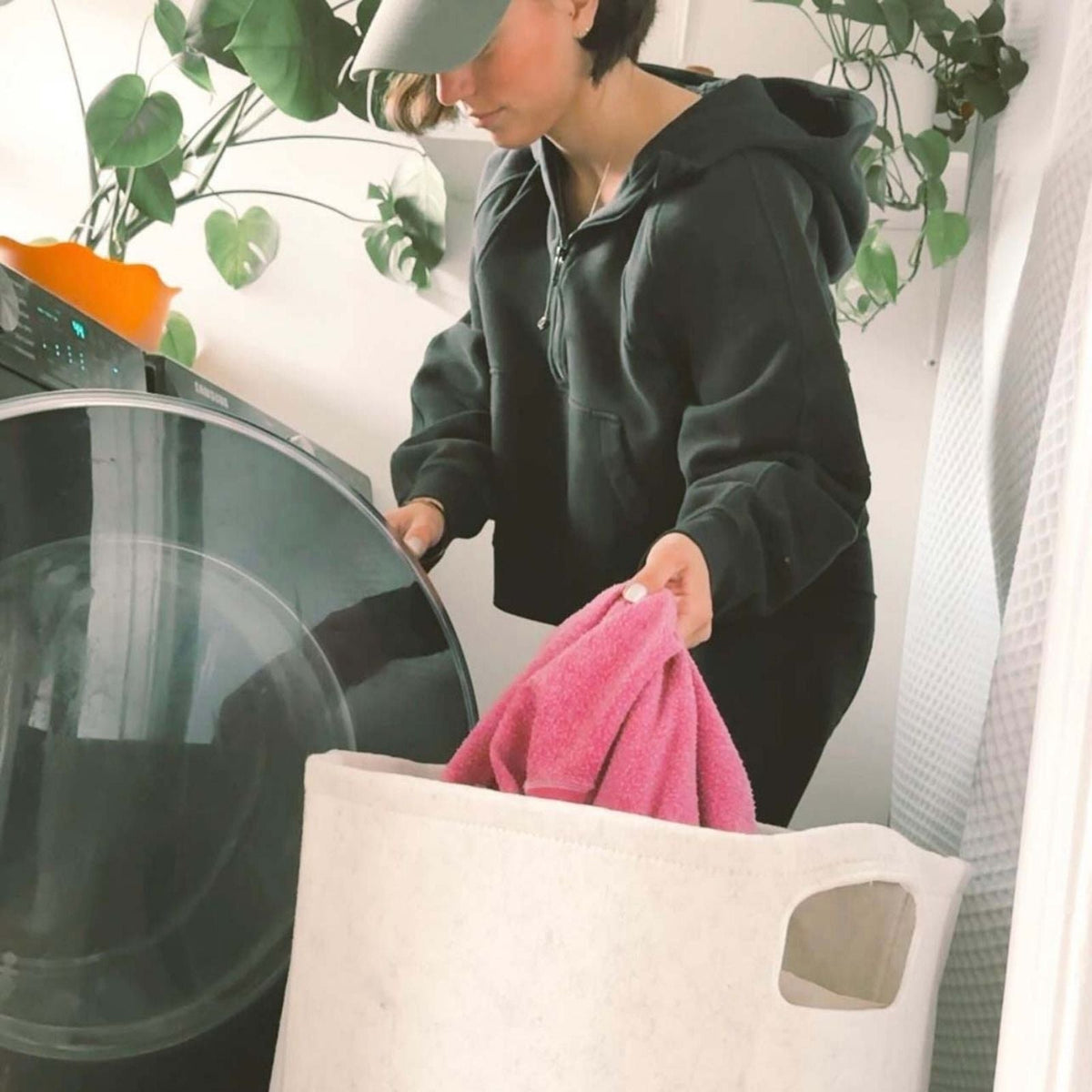 Felt Laundry Hamper by Parker Baby Co.