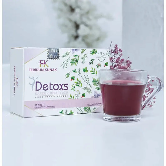 Feridun Kunak Detox Tea Mixed Herb Powder 5G x 30 Count by Beauty Care Bag