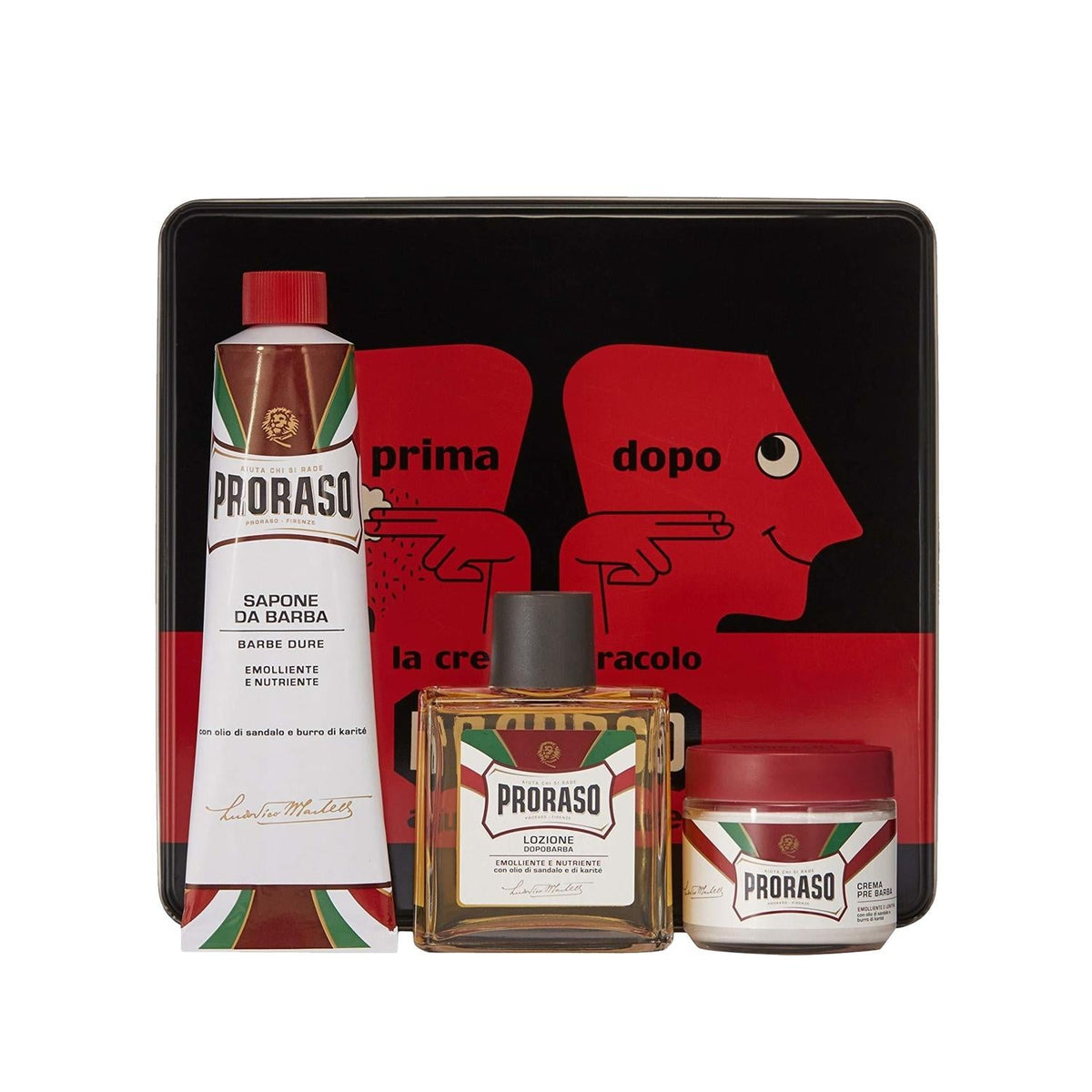 Proraso Vintage Shaving Set - Luxurious Primadopo Shaving Experience for Men by Beauty Care Bag