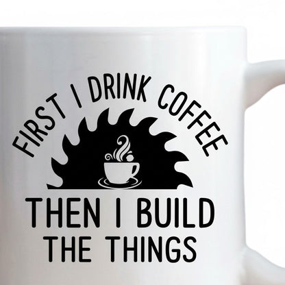 Carpenter Coffee Mug – Builder Gift Idea | Woodworker Gift | Dishwasher Safe Ceramic Mug by Joyful Moose