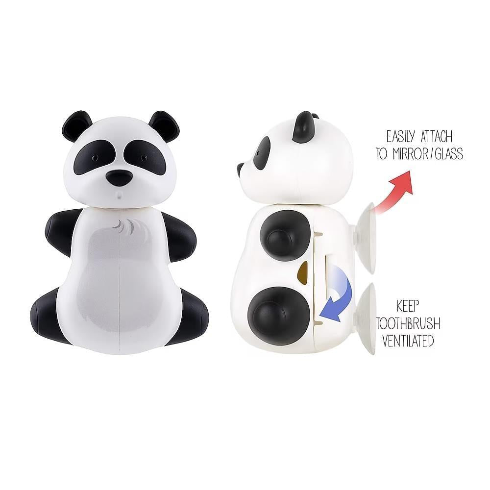 Flipper Fun Elephant Toothbrush Holder - Hygienic Storage for Kids, Bathroom Organization by Beauty Care Bag