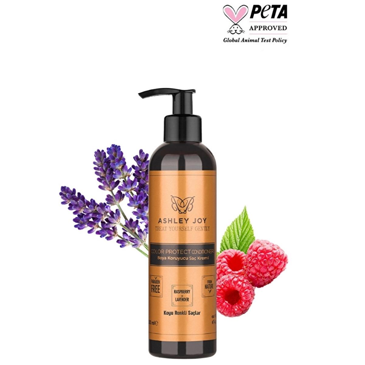 Ashley Joy Color Protecting Hair Conditioner for Dark Dyed Hair - Raspberry & Lavender - Enhances Shine & Vibrancy by Beauty Care Bag