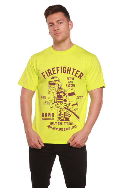 Firefighter Dept men's bamboo graphic T-shirt – view 12