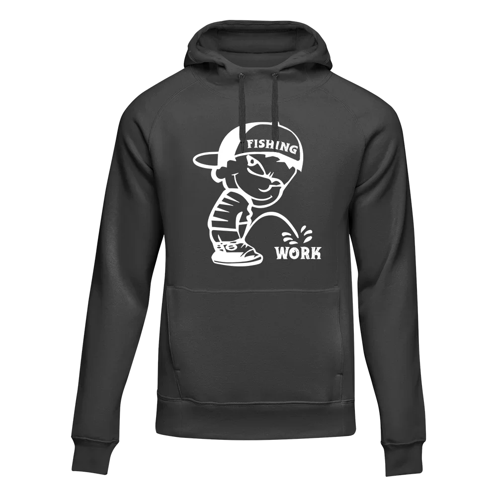Fishing And Work Unisex Hoodie by Outdoorzees