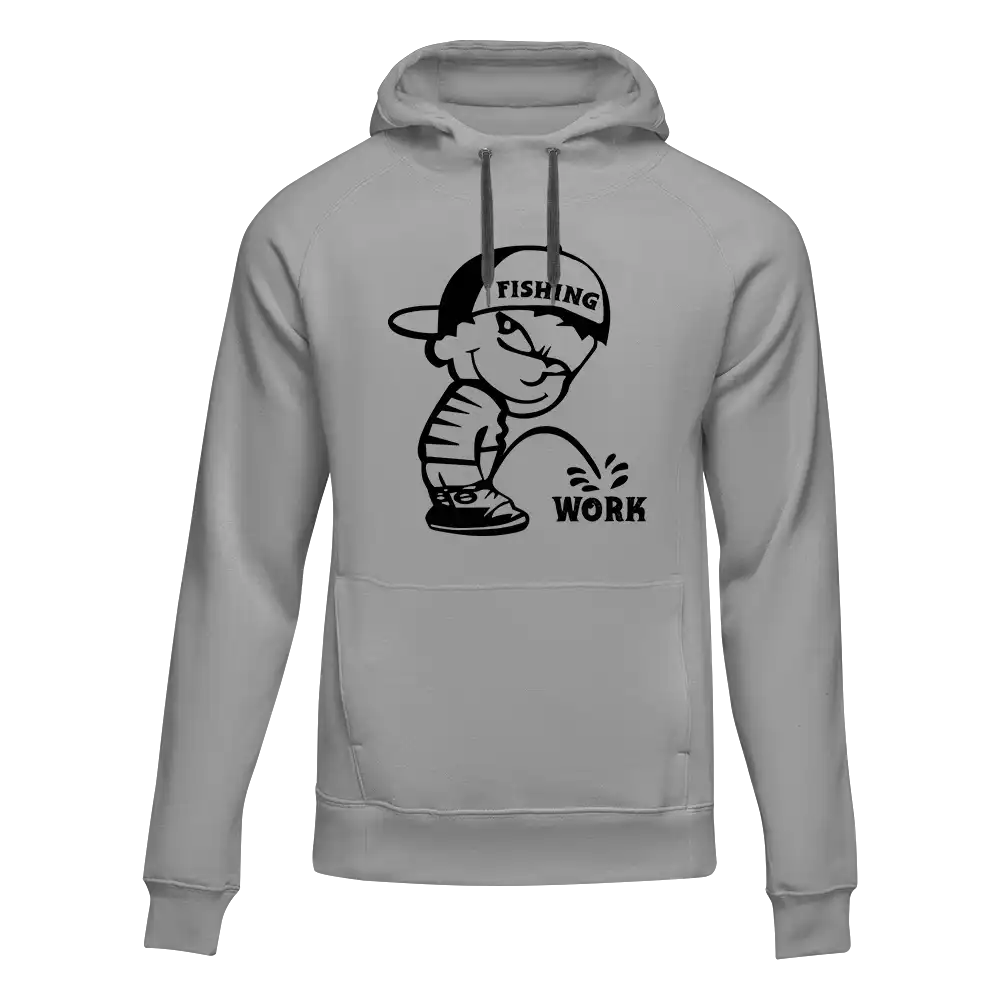 Fishing And Work Unisex Hoodie by Outdoorzees