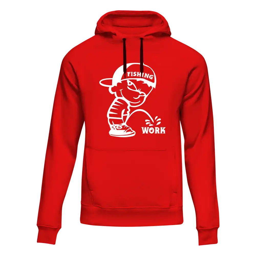 Fishing And Work Unisex Hoodie by Outdoorzees