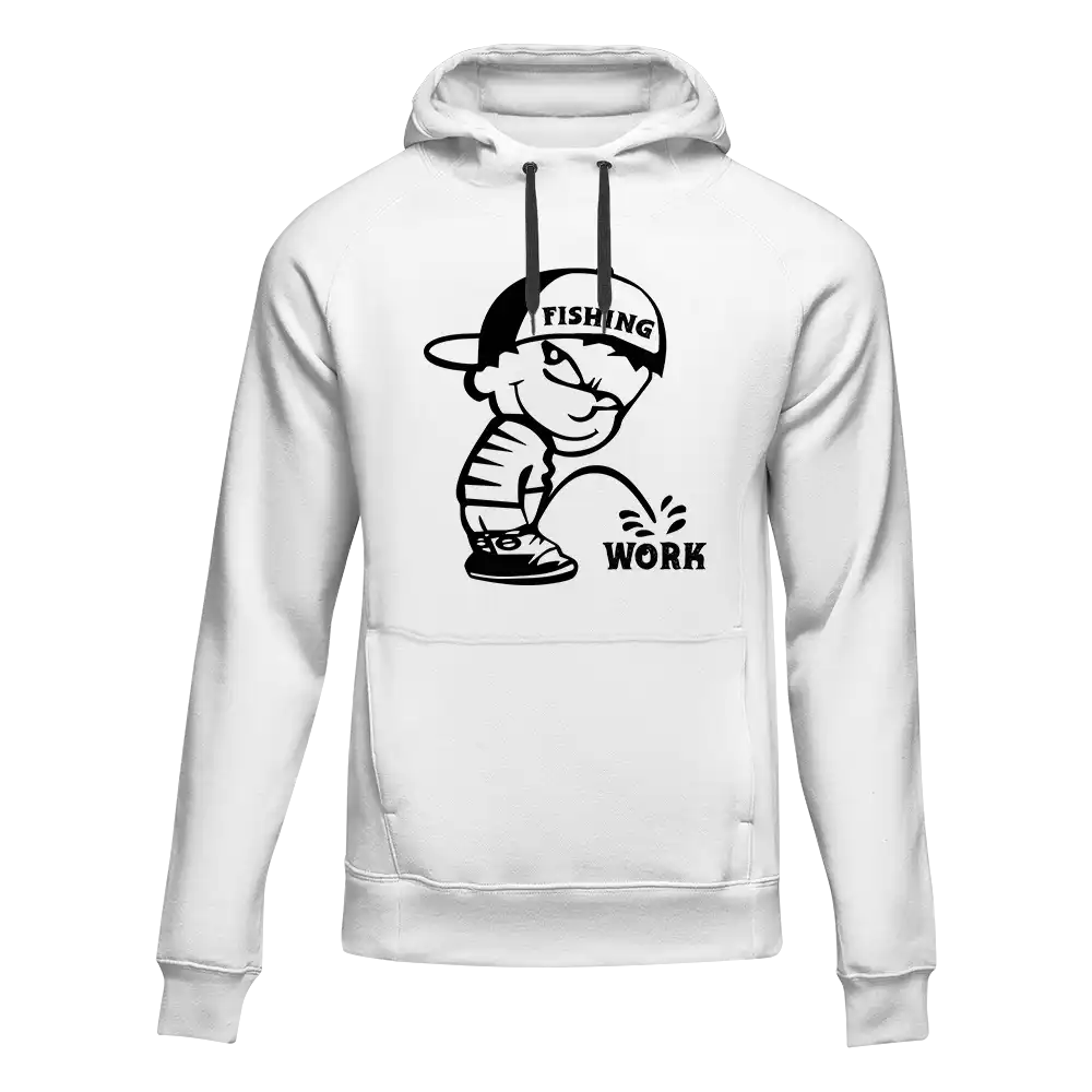 Fishing And Work Unisex Hoodie by Outdoorzees