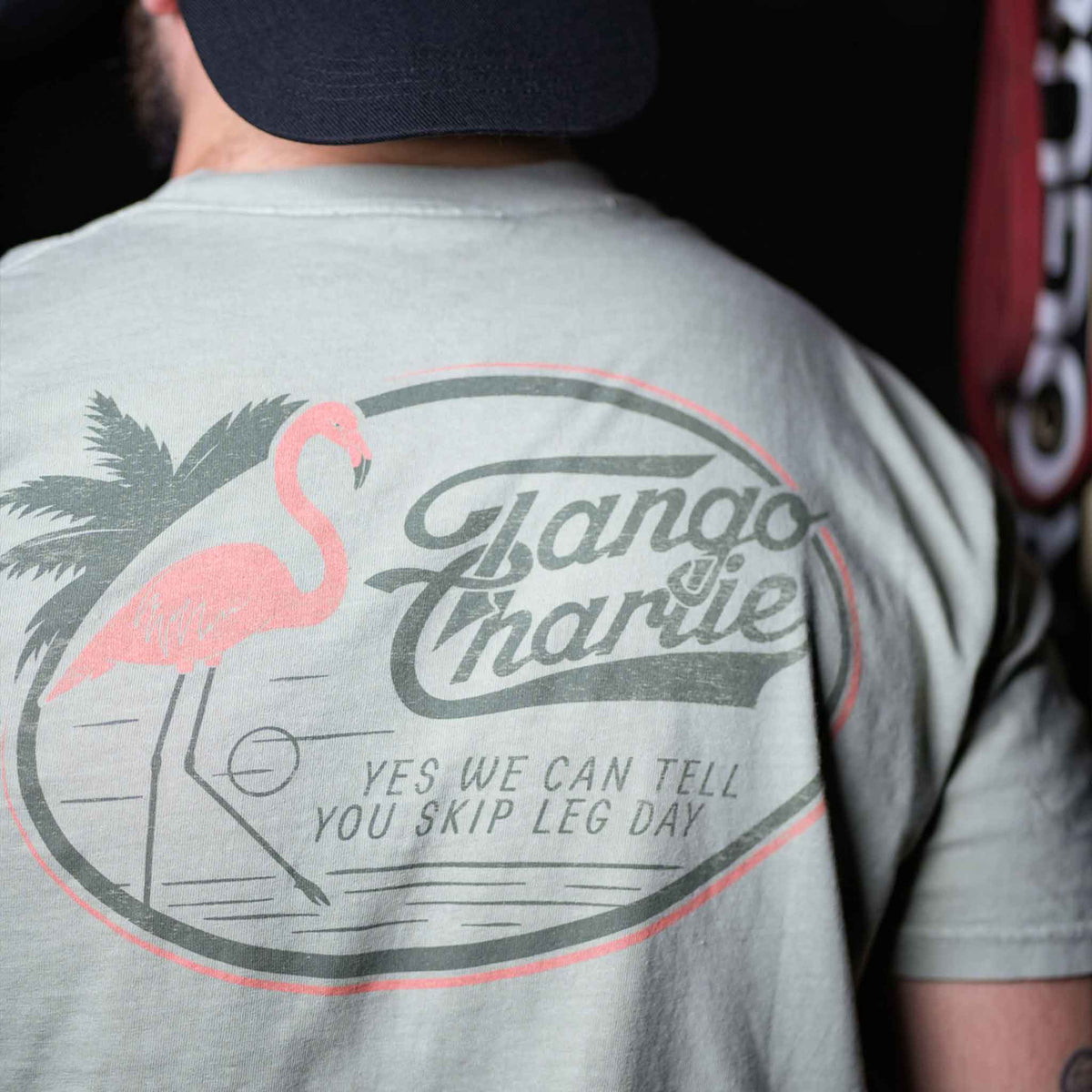 Flamingo Legs - Premium Tee by Tango Charlie Apparel
