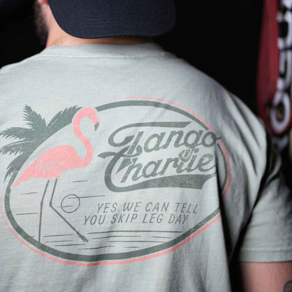 Flamingo Legs - Premium Tee by Tango Charlie Apparel