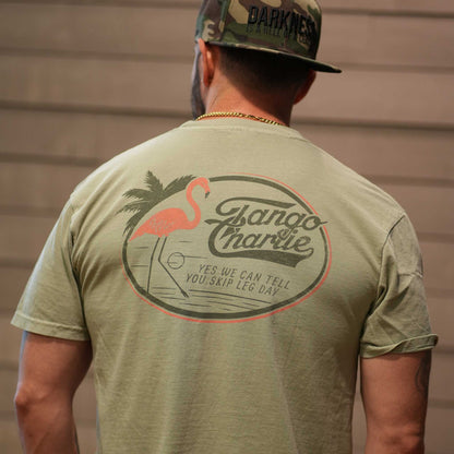 Flamingo Legs - Premium Tee by Tango Charlie Apparel