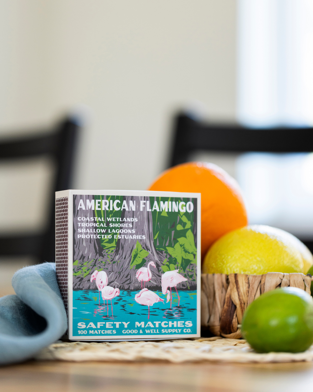 American Flamingo Cabin Matches by Good & Well Supply Co.