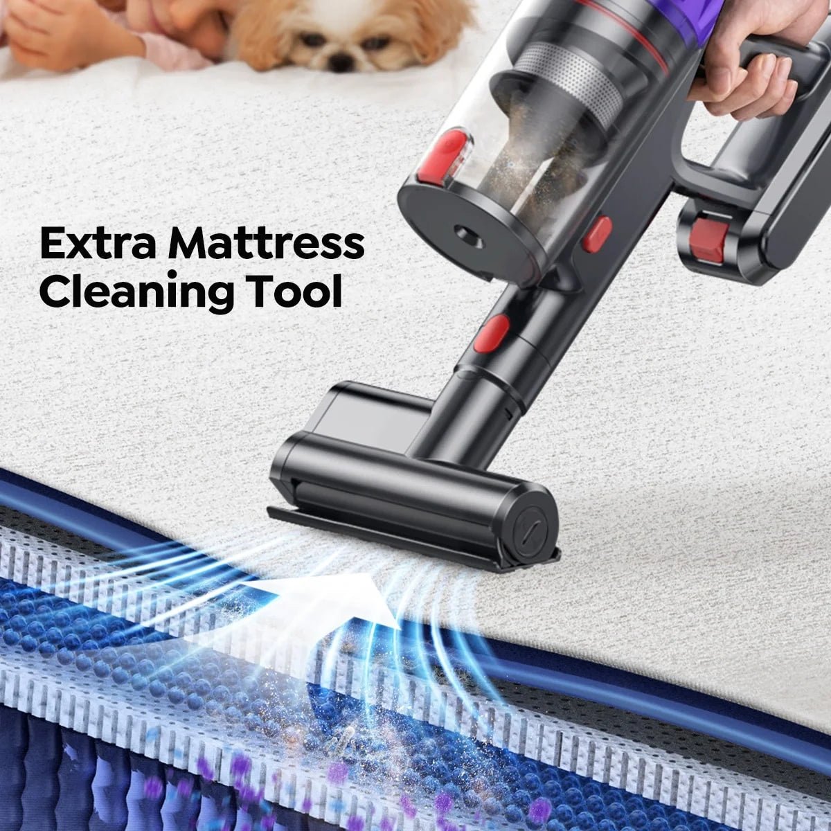 【Flash Sale】Buture VC90 Cordless Stick Vacuum Cleaner | 650W 55KPAVacuum CleanerTorqelo.com