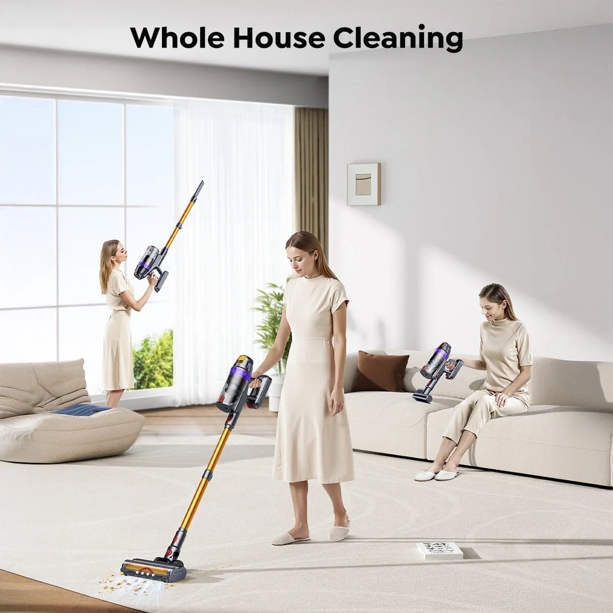 【Flash Sale】Buture VC90 Cordless Stick Vacuum Cleaner | 650W 55KPAVacuum CleanerTorqelo.com