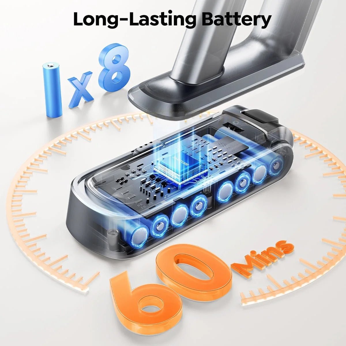 【Flash Sale】Buture VC90 Cordless Stick Vacuum Cleaner | 650W 55KPAVacuum CleanerTorqelo.com
