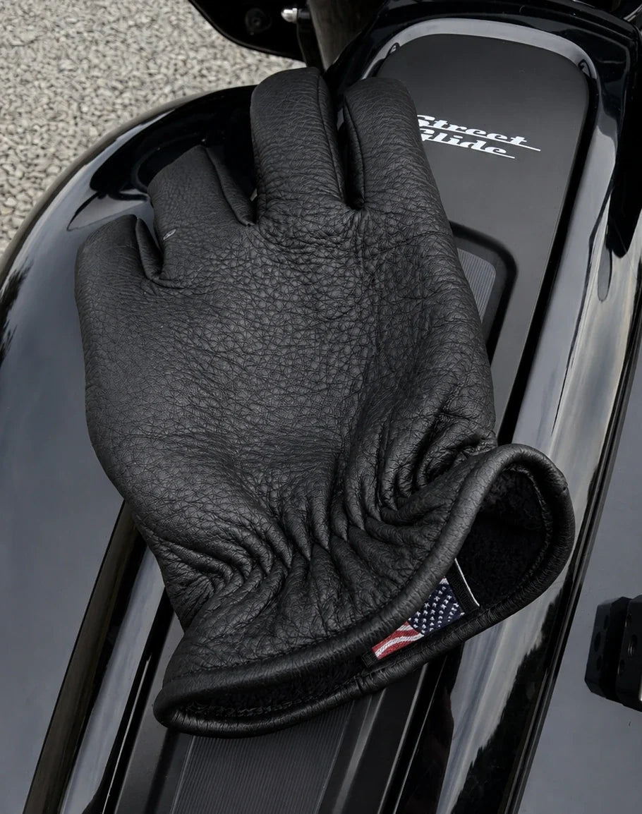 Fleece-Lined Deerskin Gloves by Legendary USA