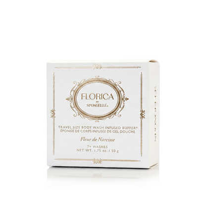 Fleur de Narcisse Spongette | FloricaBody Wash Infused BufferTorqelo.com