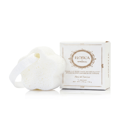 Fleur de Narcisse Spongette | FloricaBody Wash Infused BufferTorqelo.com